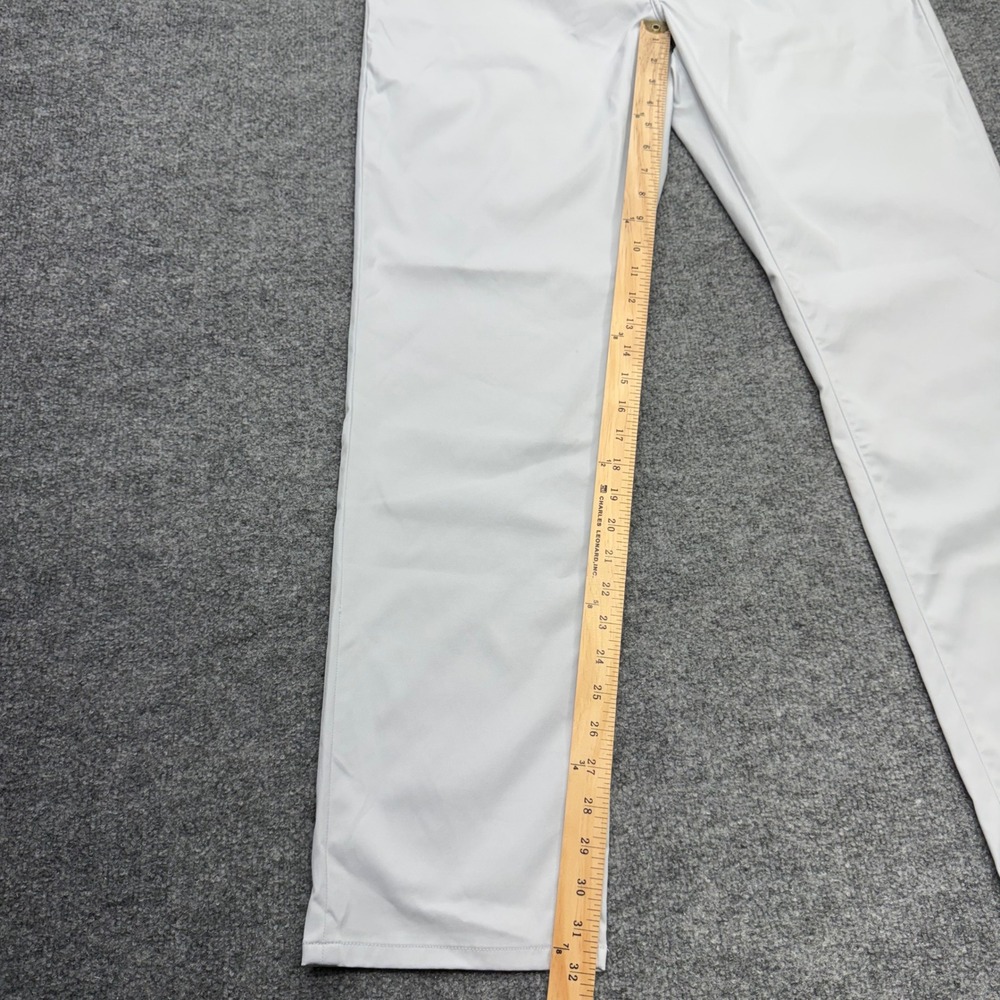 TravisMathew Mens Performance Golf Pants Light Grey Size 36 Straight Leg Solid - Picture 3 of 9